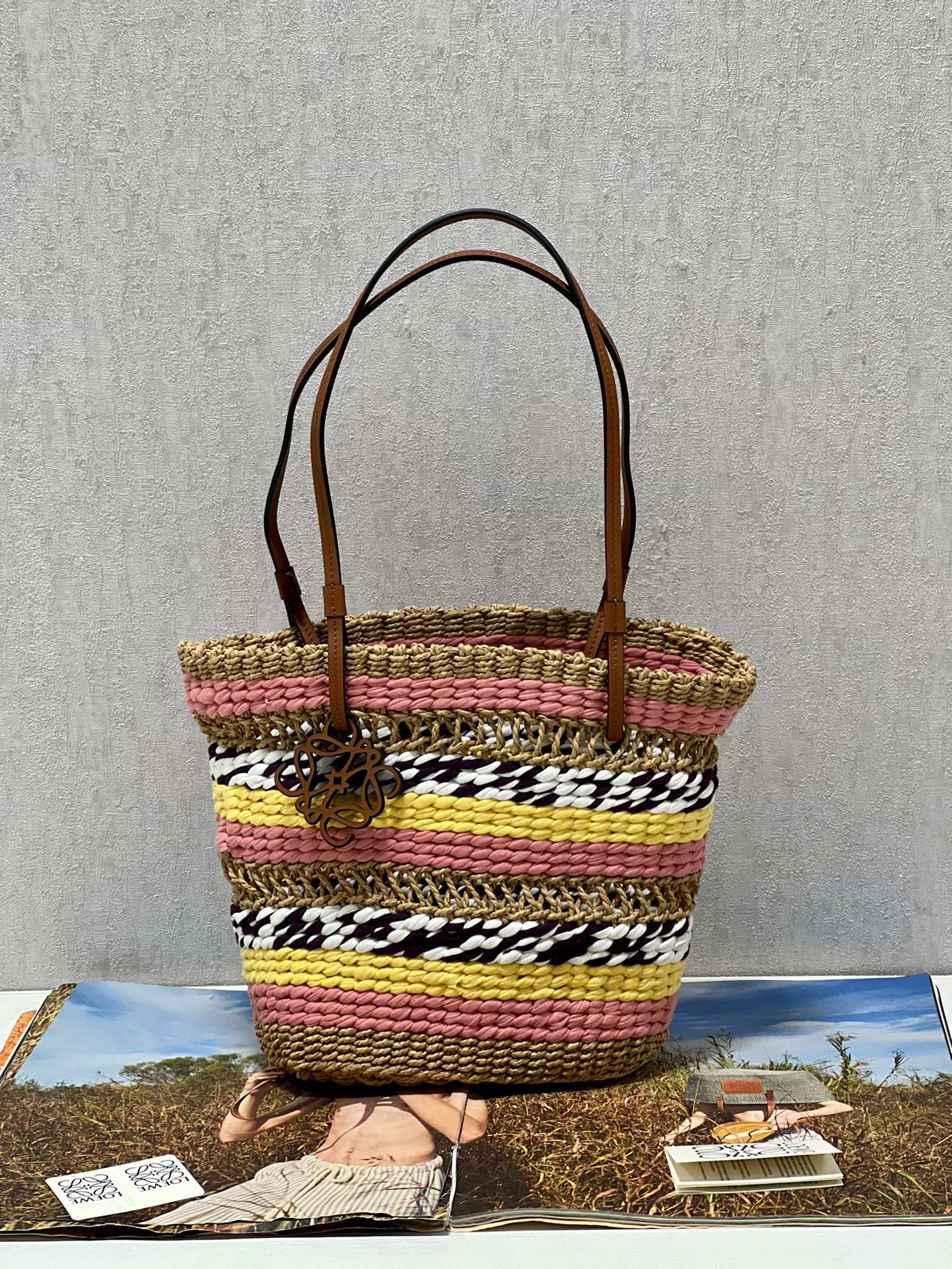 로에베 버스킷 토트백