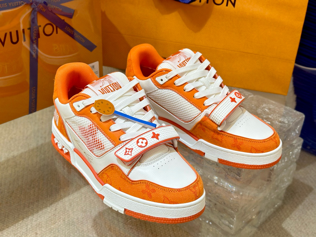 루이비통 트레이너 남녀공용 스니커즈 신발 운동화