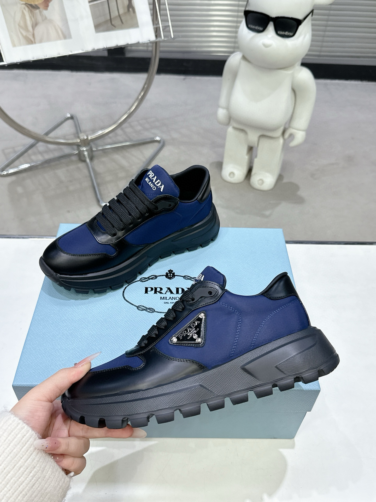 프라다 여자 스니커즈 신발 운동화