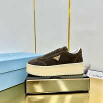 프라다 5cm 여자 스니커즈 신발 운동화