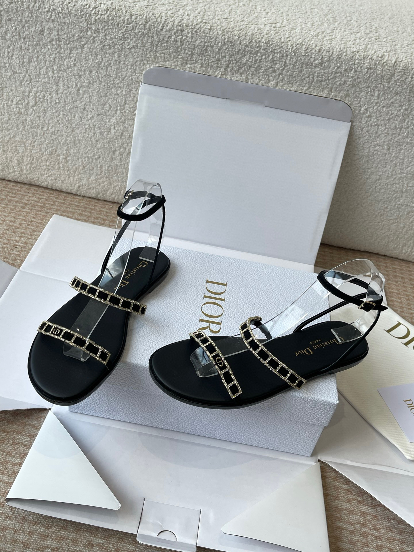 디올 여자 샌들