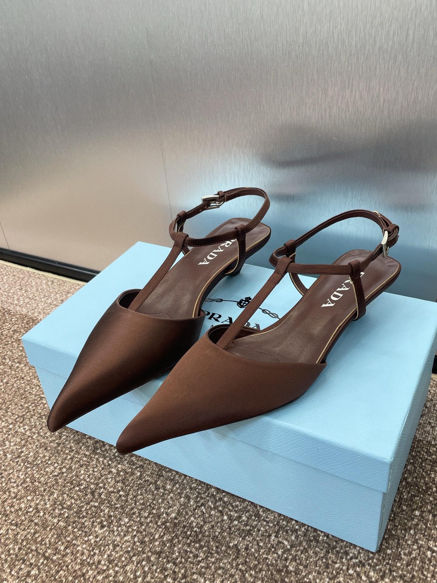 프라다 여자 샌들 3.5cm