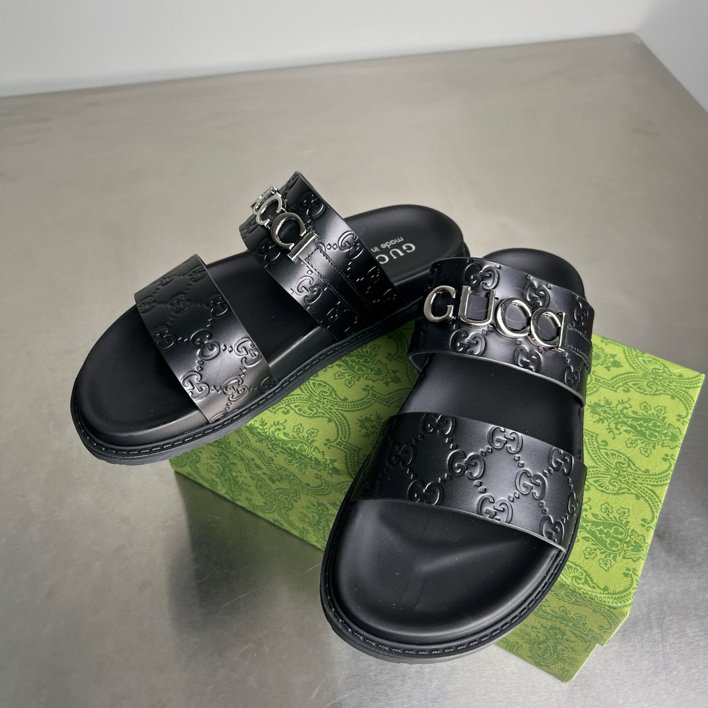 구찌 2.5cm 남자 슬리퍼