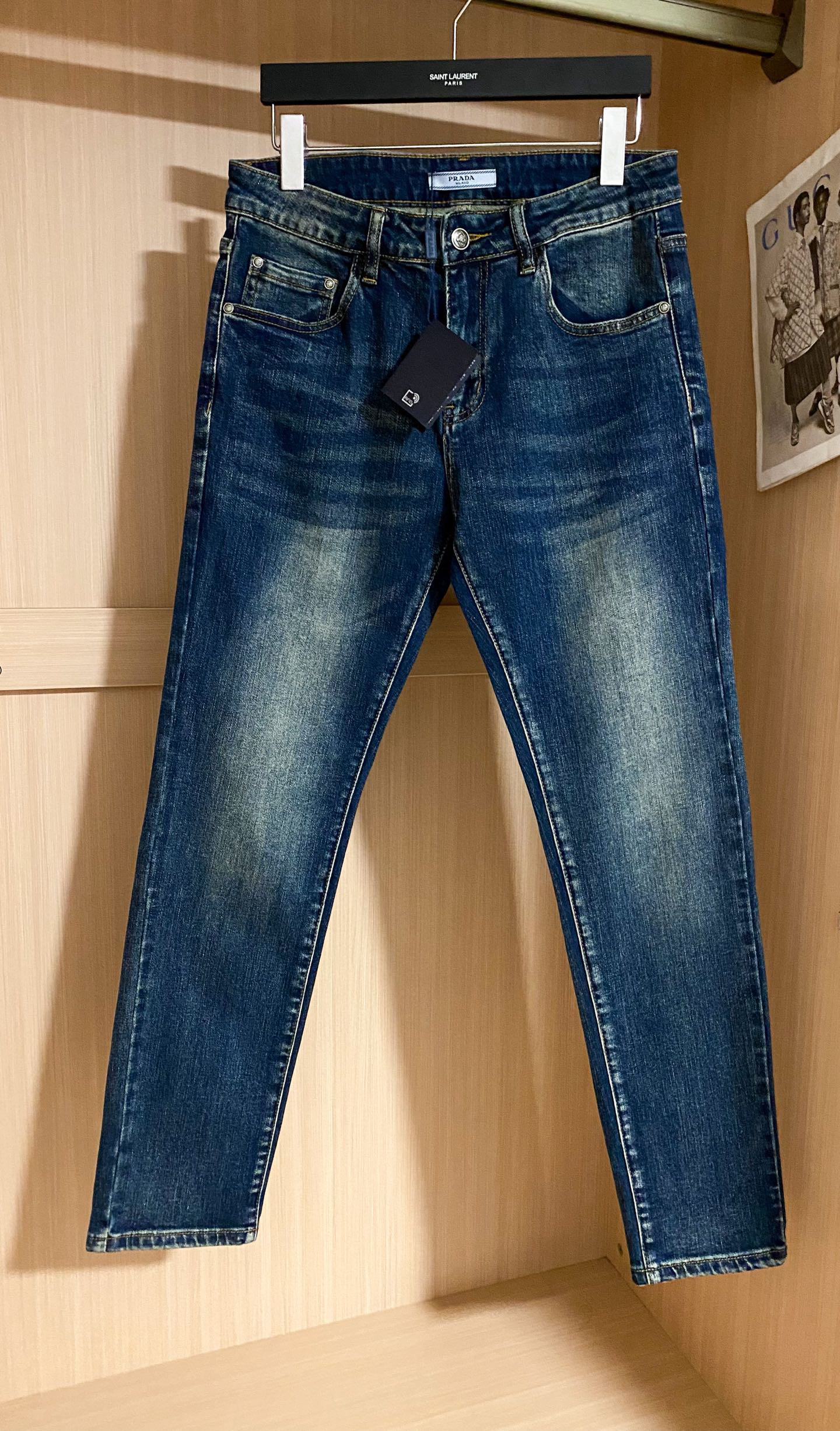 프라다 남자 청바지