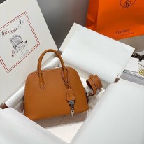 에르메스 볼링백 앱송가죽 여자가방