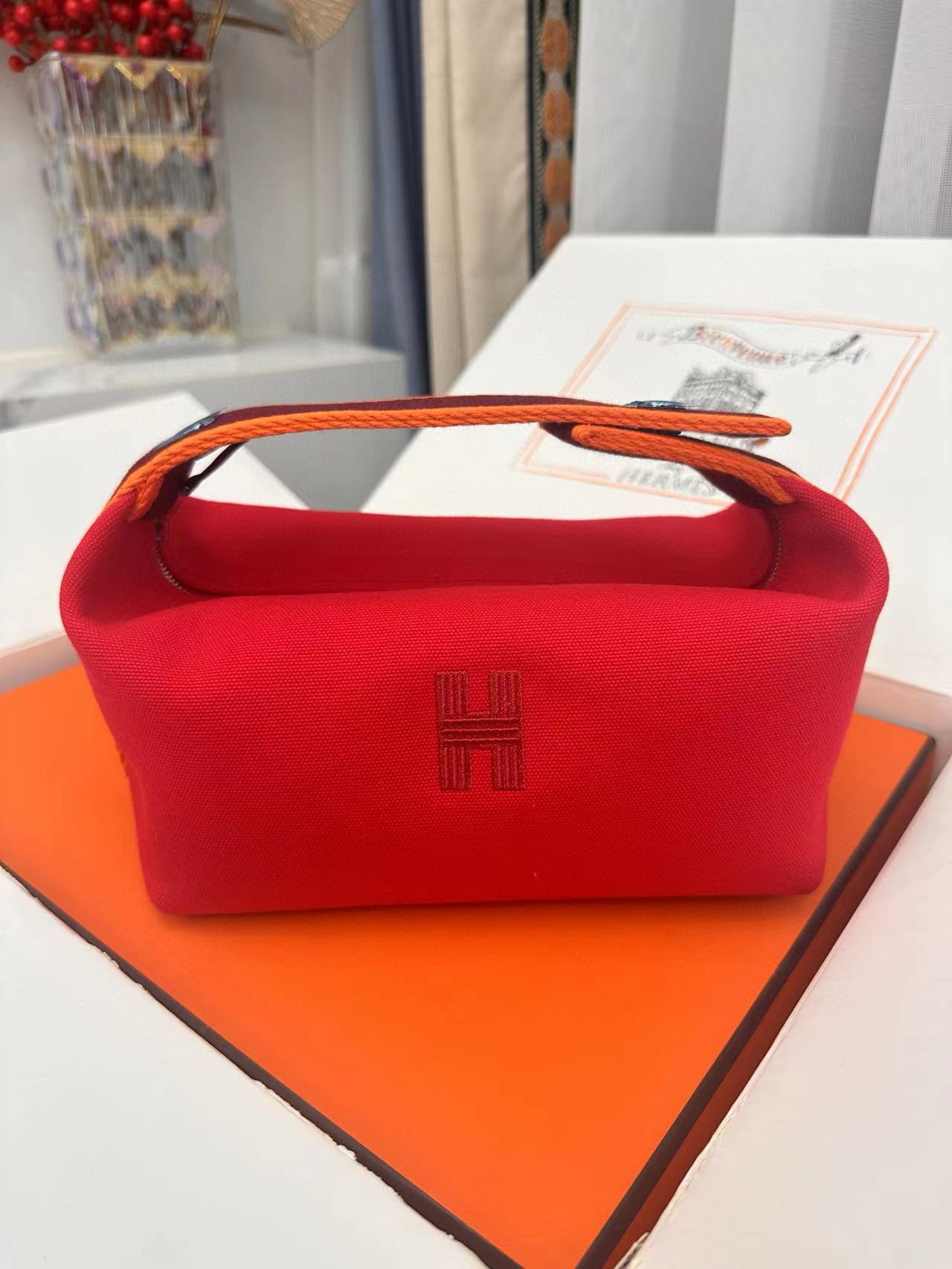 에르메스 브리드 어 브랙 파우치가방