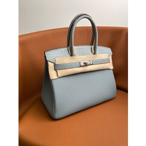 에르메스 9컬러 터치 버킨백 30 토고가죽 악어가죽 여자가방
