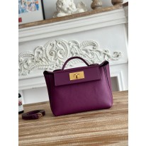 에르메스 켈리 미니 2424 에버컬러가죽/스위프트가죽 여자가방