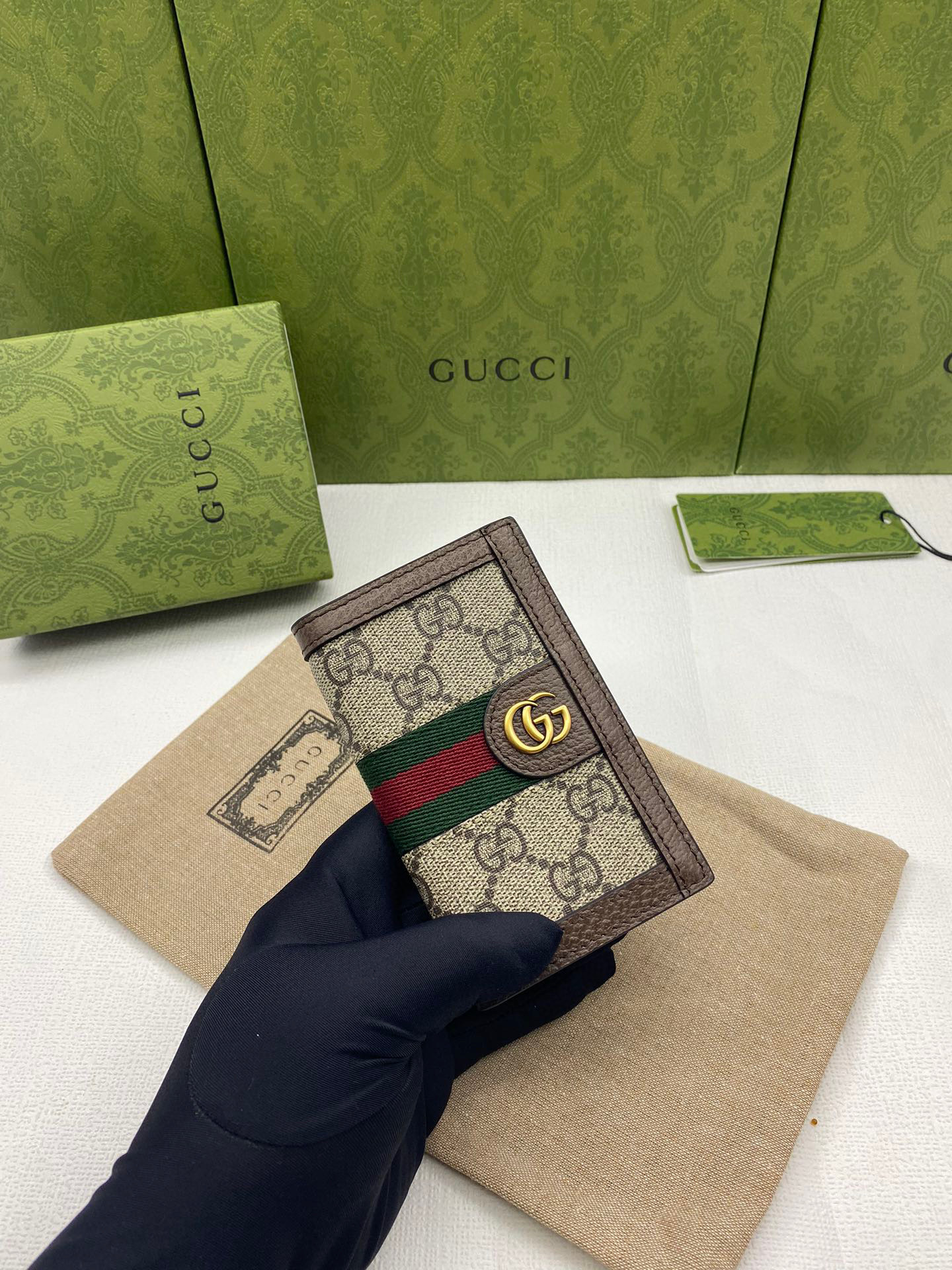 구찌 여자 반지갑 734943