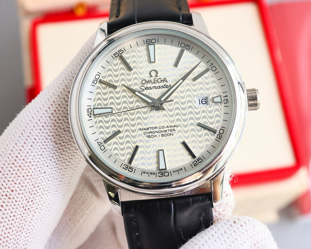 오메가 2컬러 미러급 남자시계