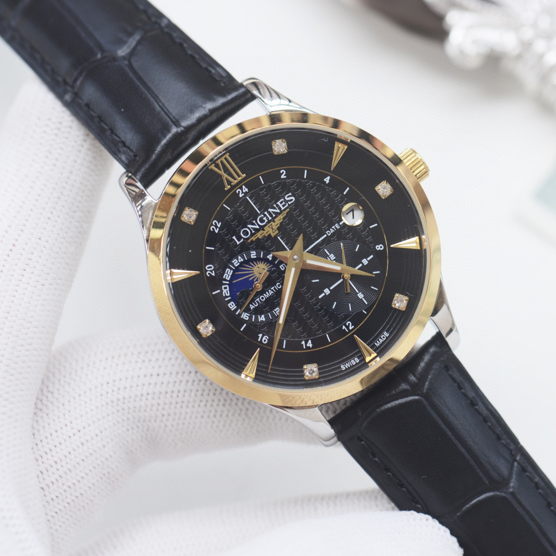 론진 4칼라 A급 남자시계