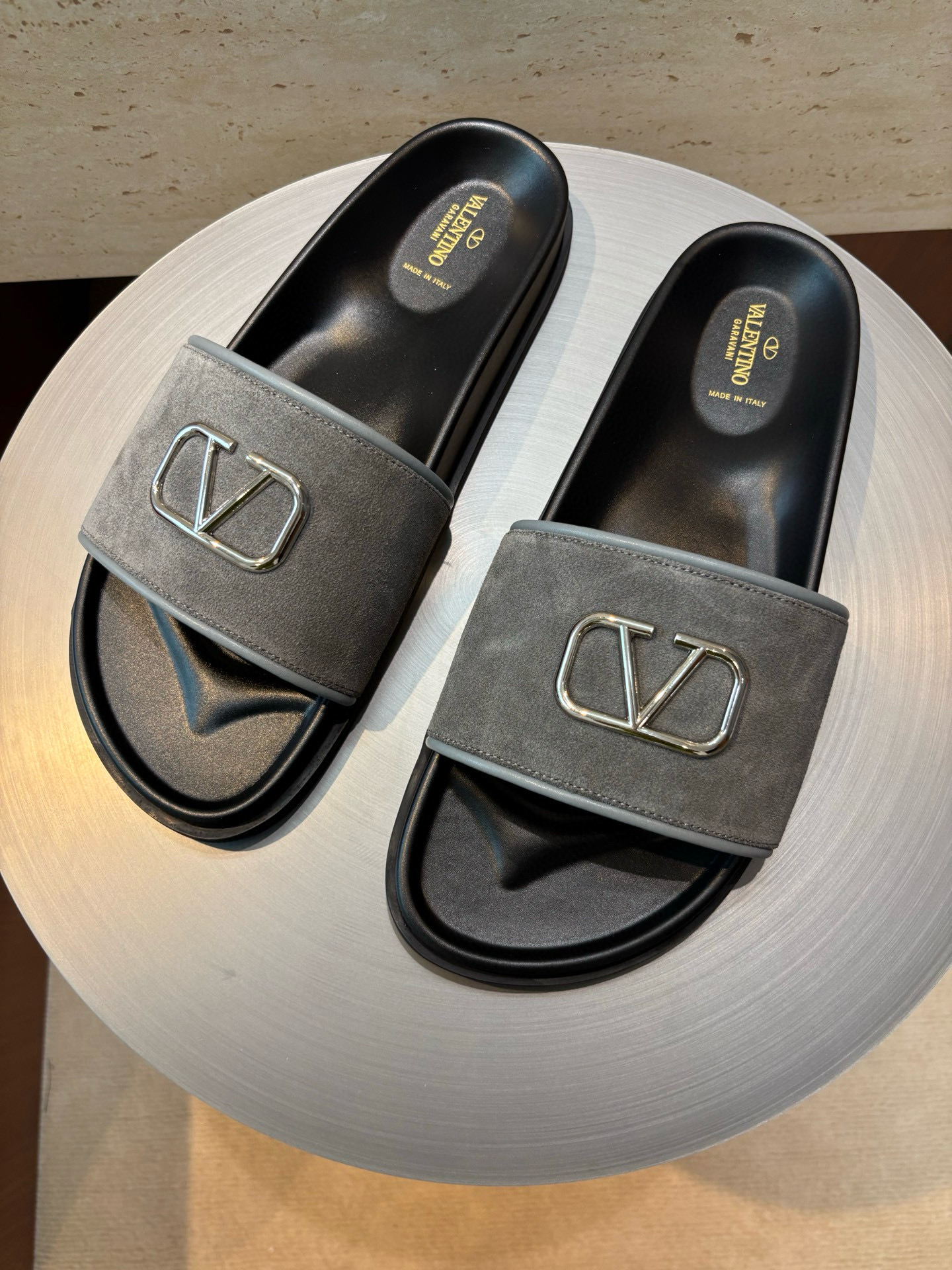 발렌티노 남자 슬리퍼