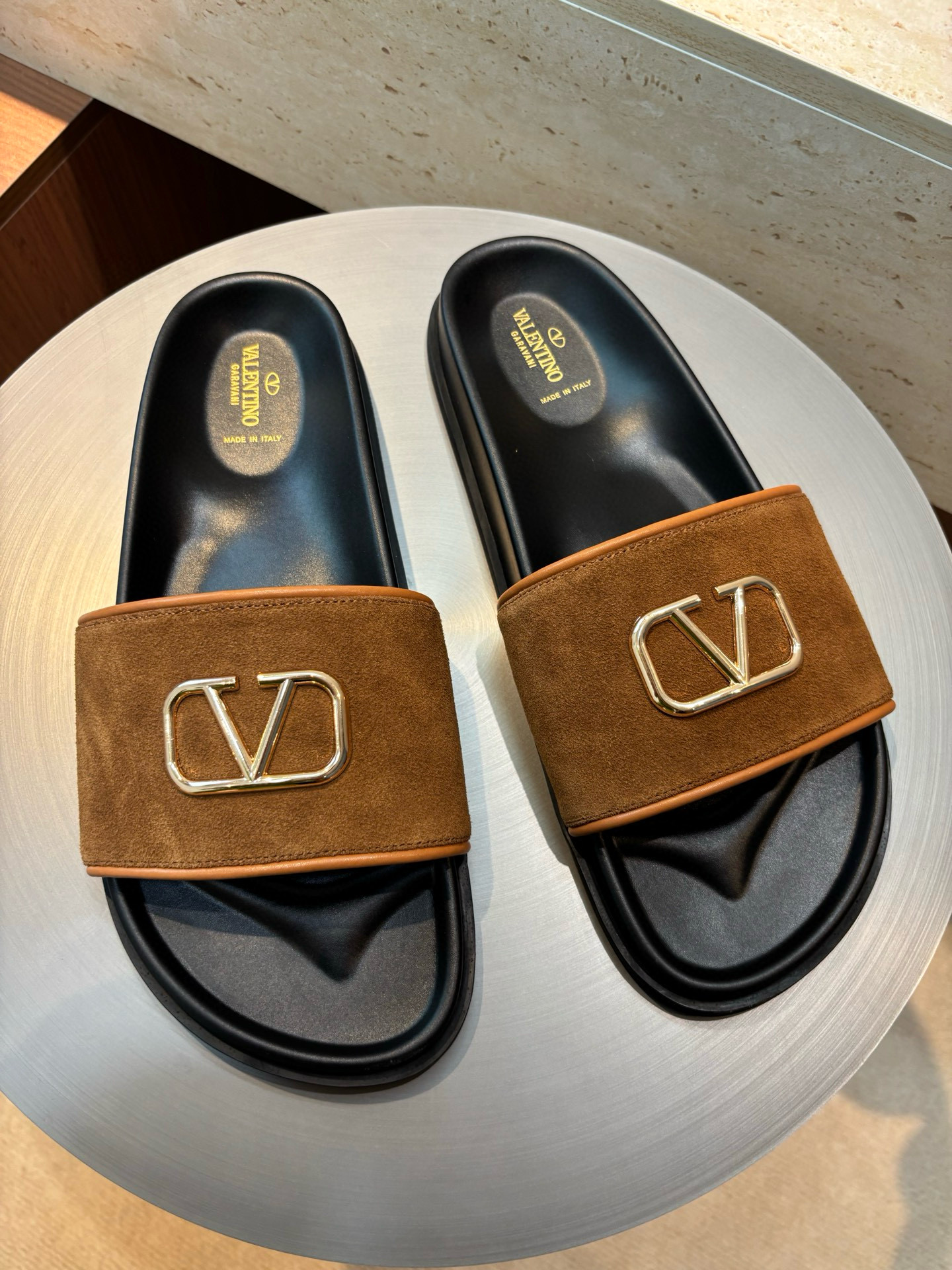 발렌티노 남자 슬리퍼