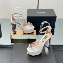 샤넬 11cm 여자 슬리퍼