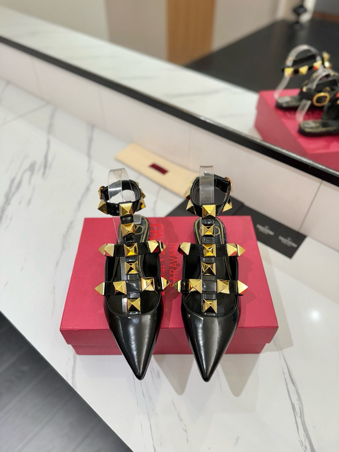 발렌티노 4.5cm 여자 신발 구두