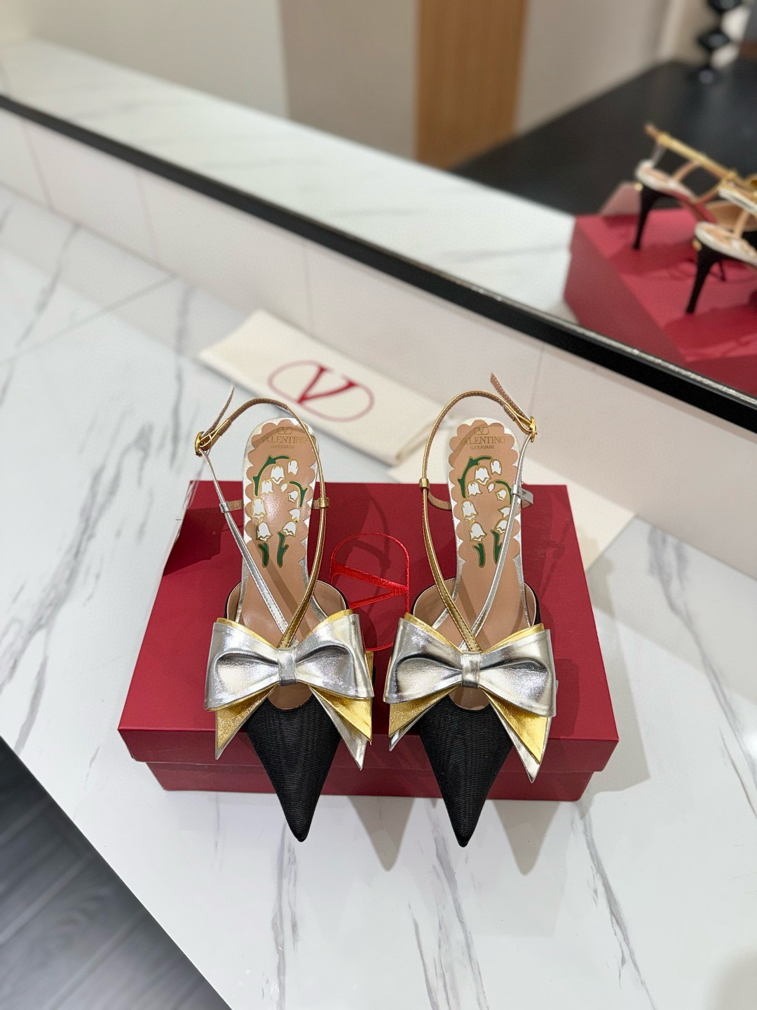 발렌티노 8cm 여자 신발 구두