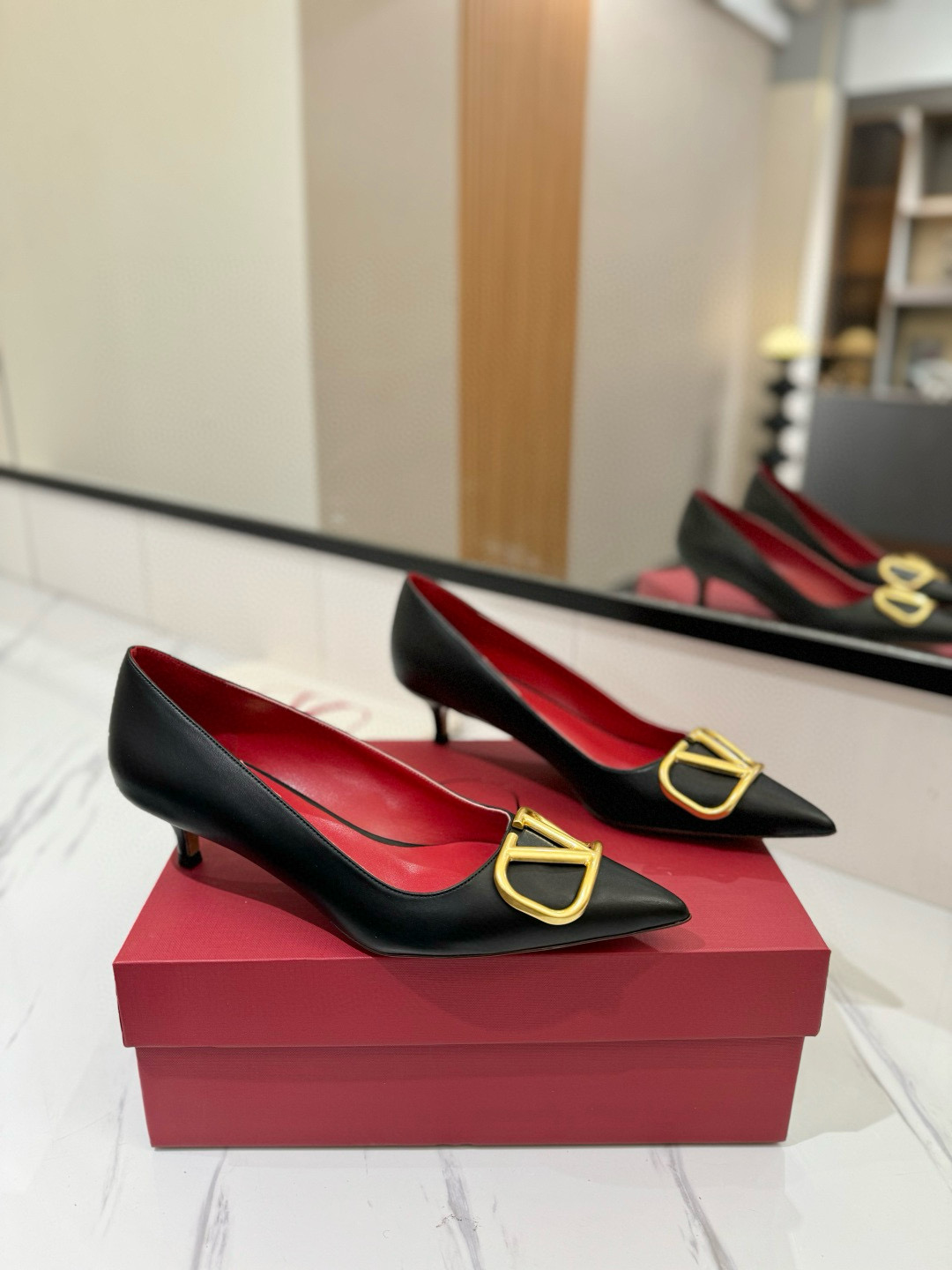 발렌티노 4.5cm 여자 신발 구두