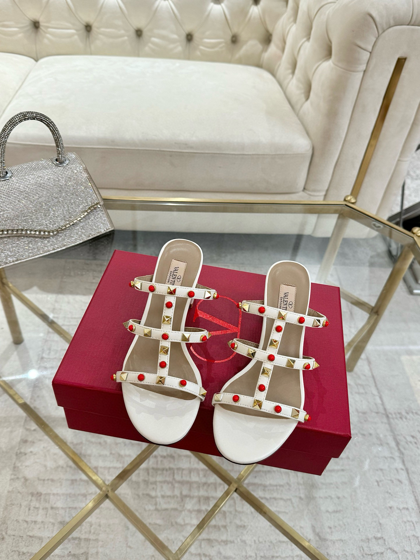 발렌티노 여자 슬리퍼