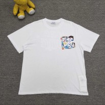 오프화이트 남녀공용 반팔티