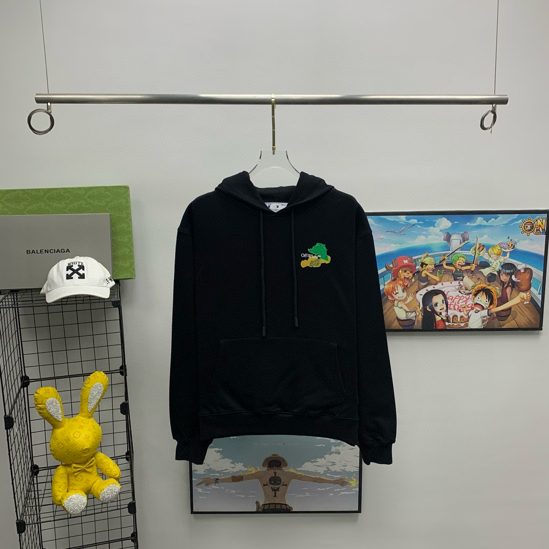 오프화이트 남녀공용 후드티 맨투맨