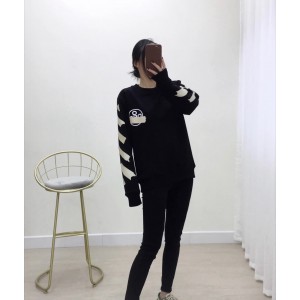 오프화이트 남녀공용 후드티 맨투맨