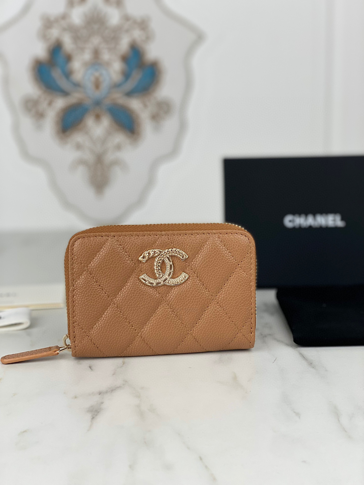 샤넬 3045 여자 카드지갑 머니클립