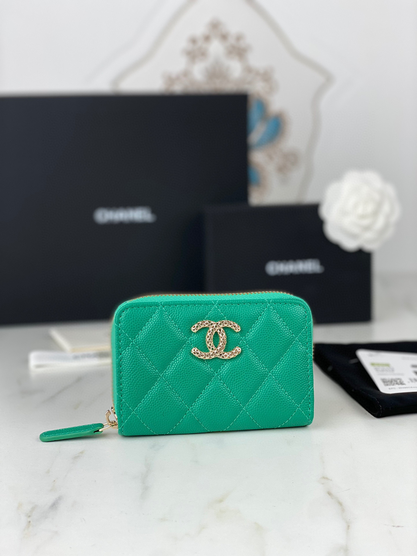 샤넬 AP3185 여자 카드지갑 머니클립