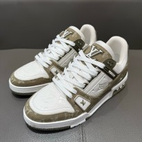루이비통 트레이너 남녀공용 신발 운동화 스니커즈
