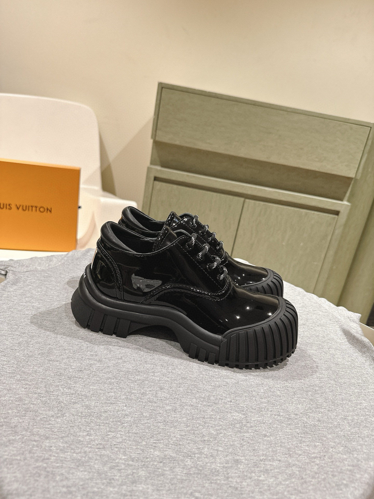 루이비통 5CM 여자 부츠