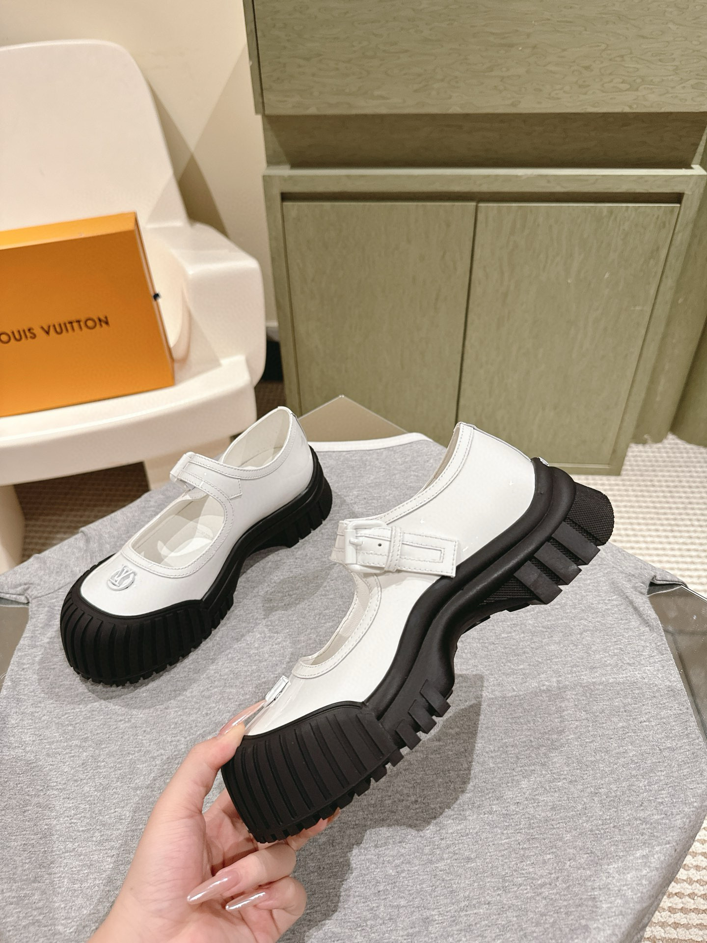 루이비통 5CM 여자 부츠