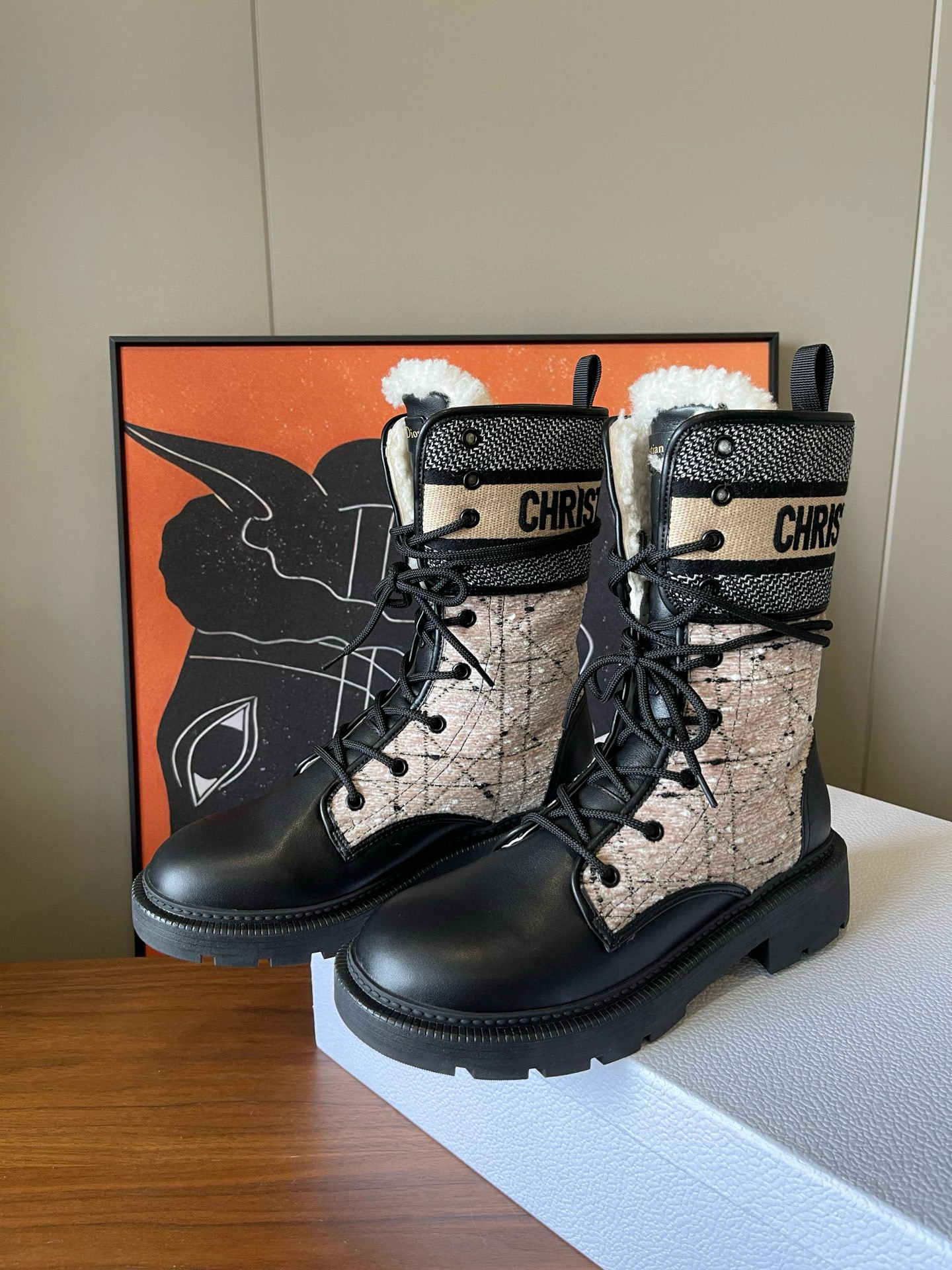 디올 여자 부츠