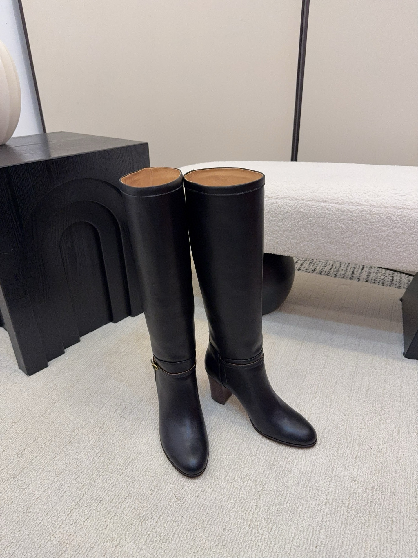 발렌티노 7.5CM 여자 부츠