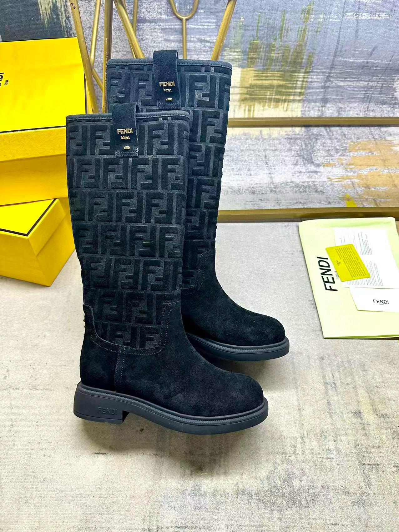 펜디 여자 부츠