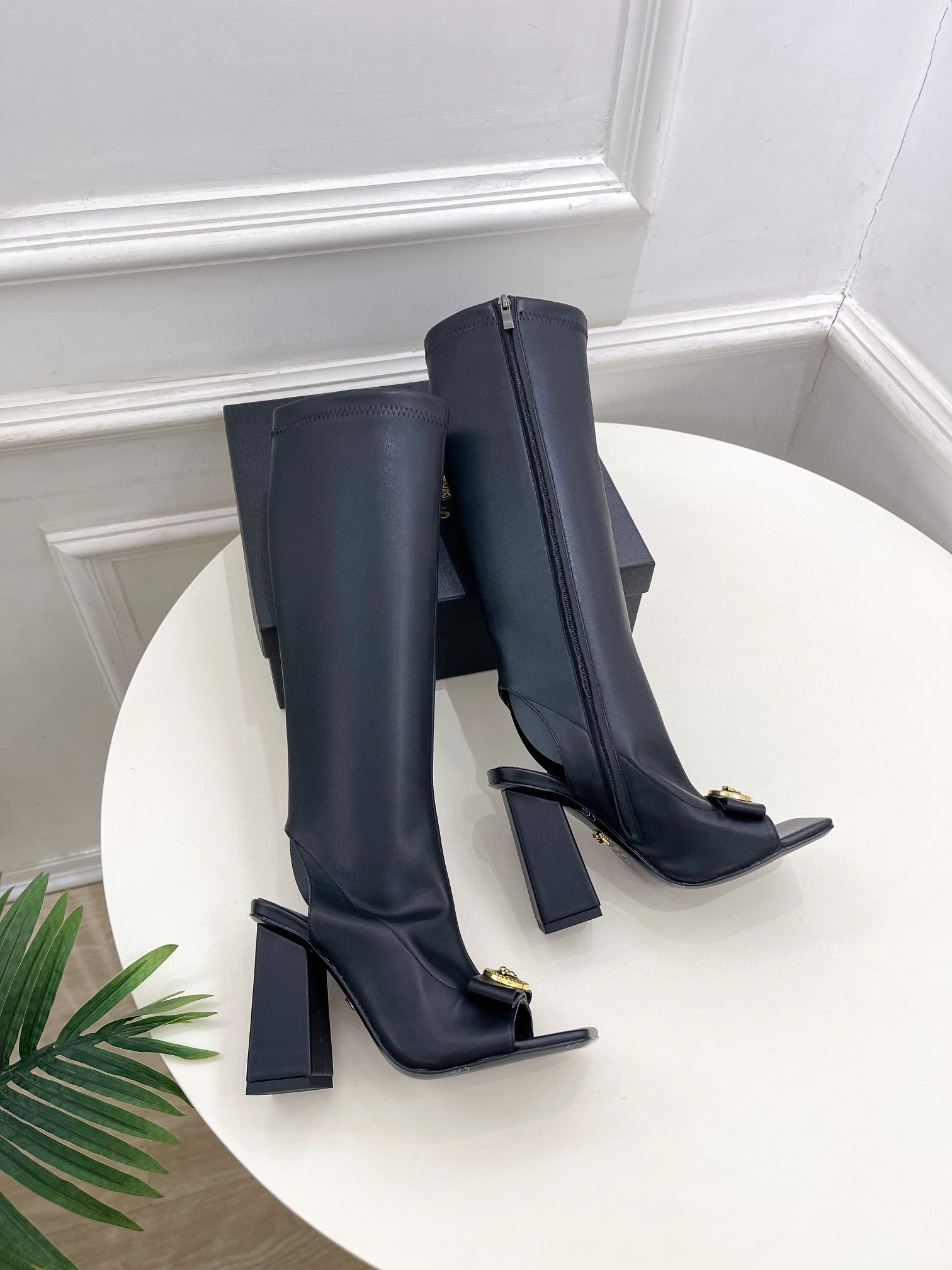 베르사체 10CM 여자 부츠