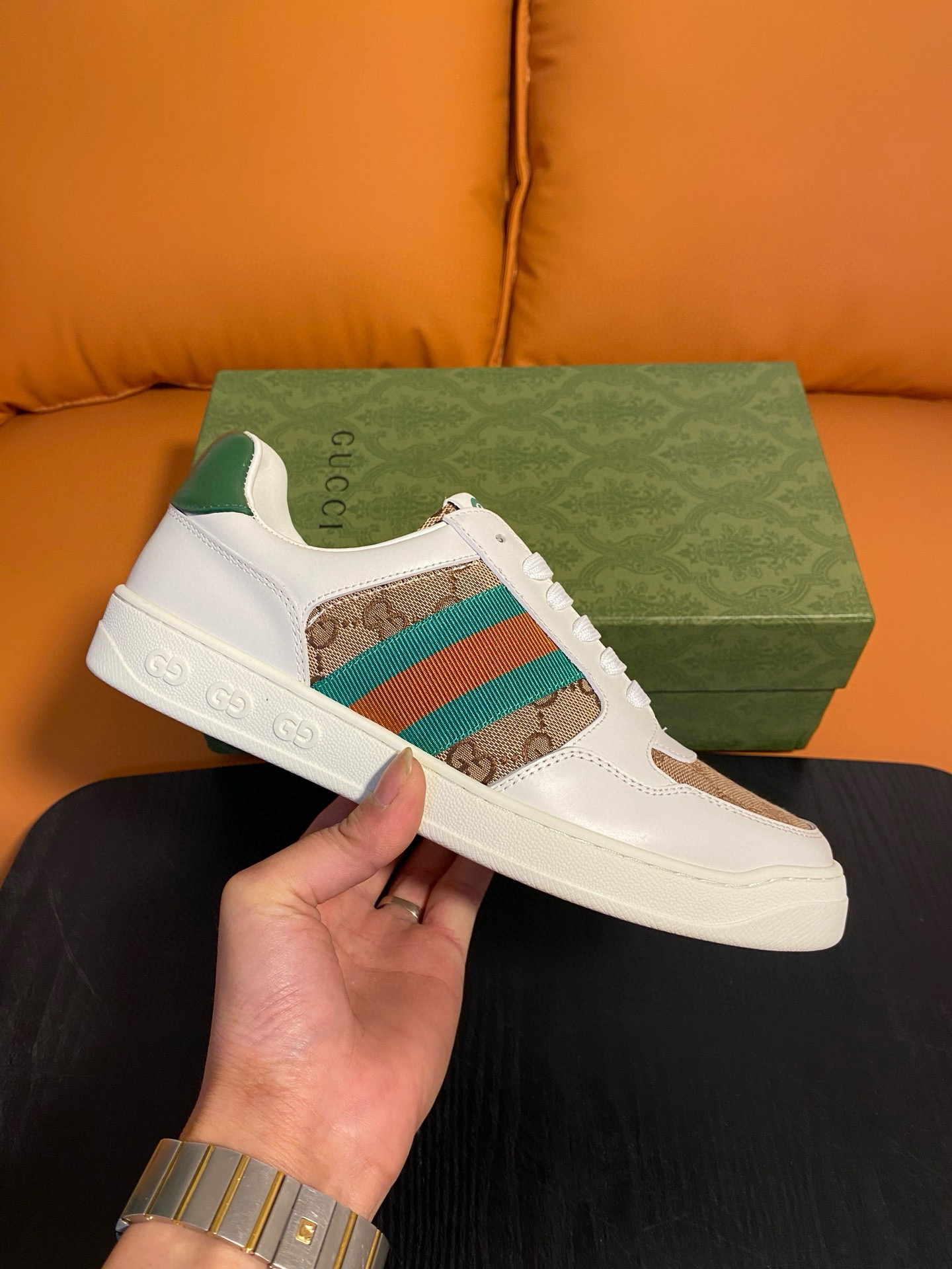 구찌 스크러너 남자 신발 운동화 스니커즈