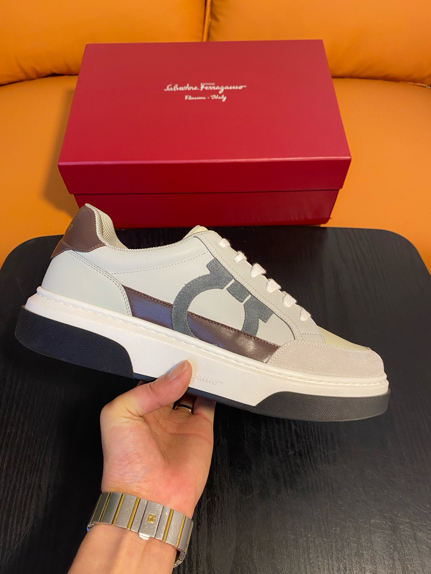 살바토레 페라가모 남자 신발 운동화 스니커즈