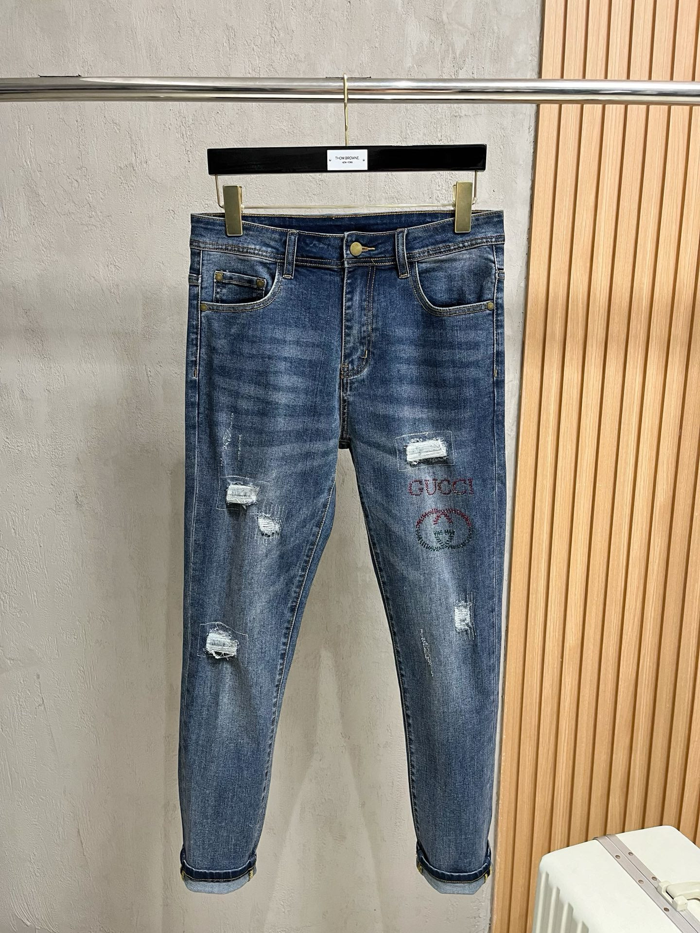 구찌 남자 청바지