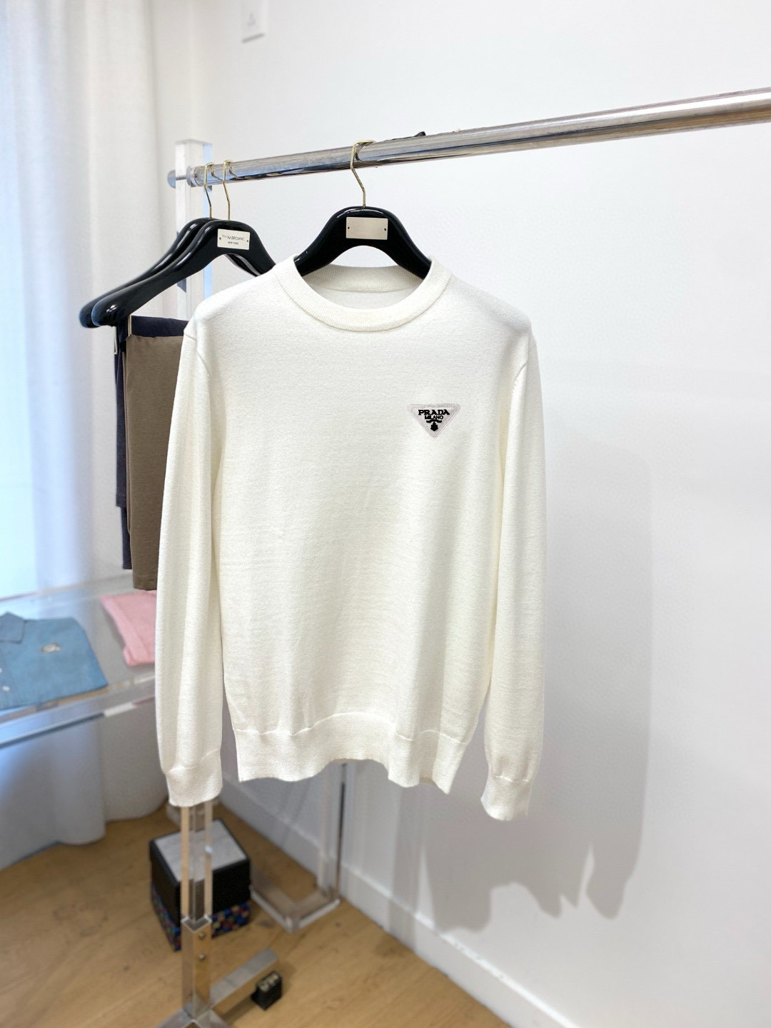 프라다 2컬러 남자 니트