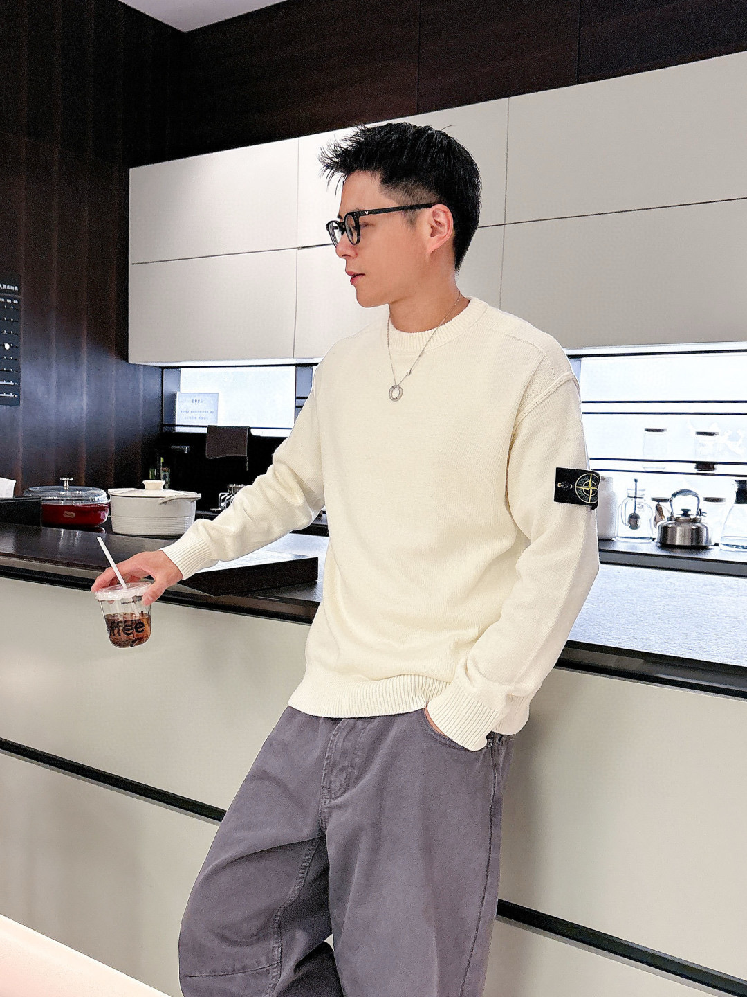 스톤아일랜드 남자 니트