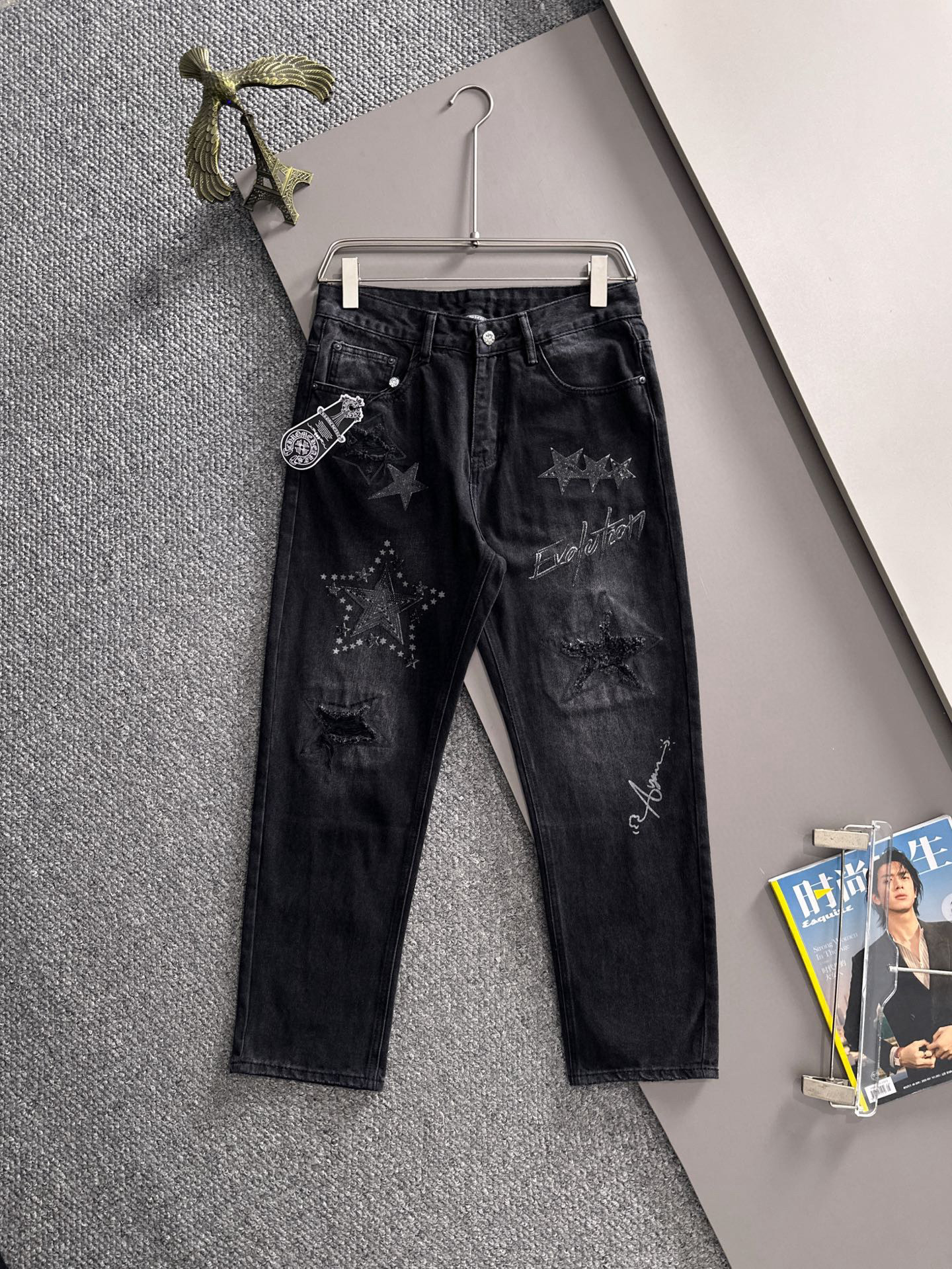 크롬하츠 남자 청바지