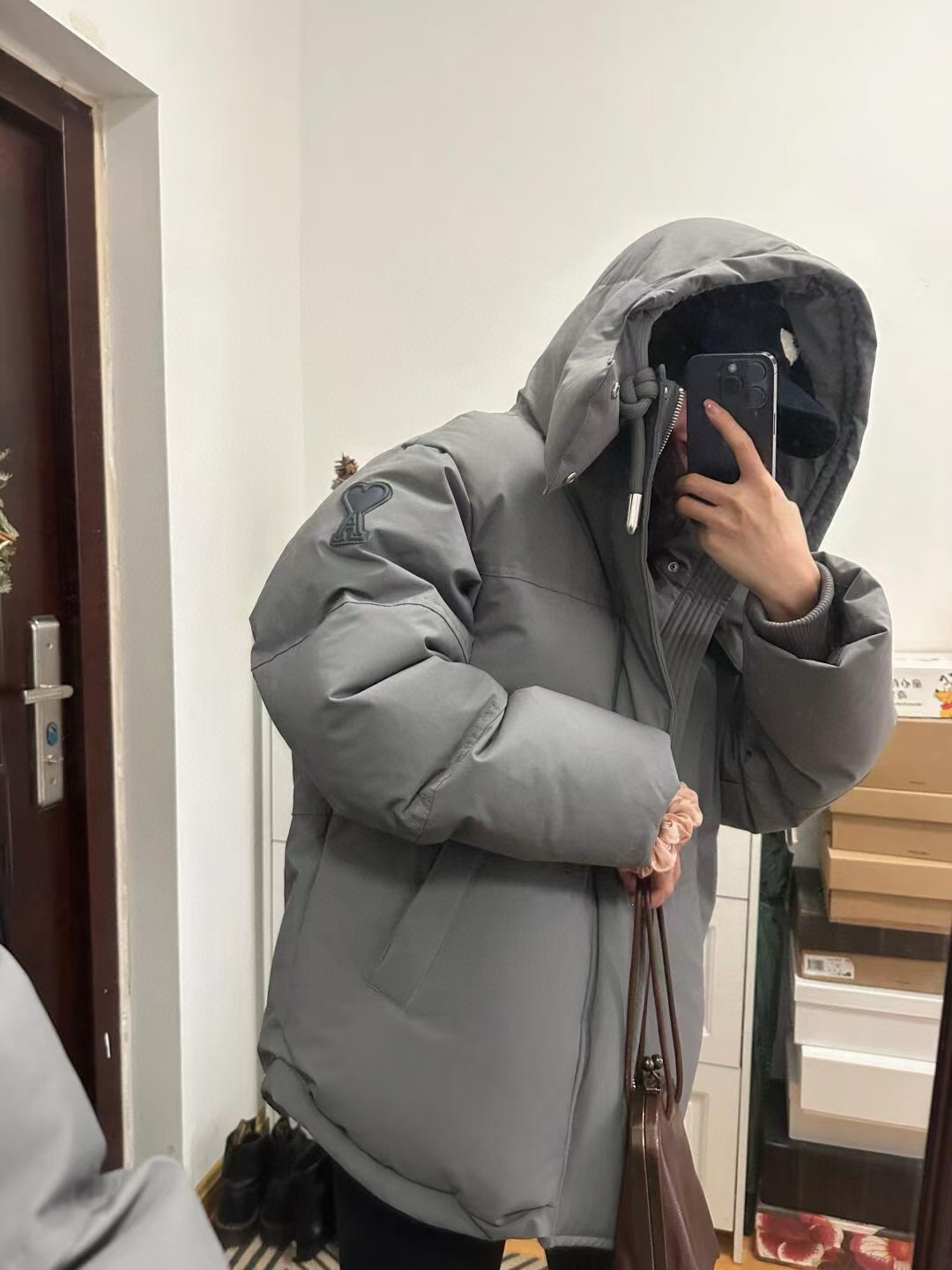 아미 아미리 남녀공용 패딩