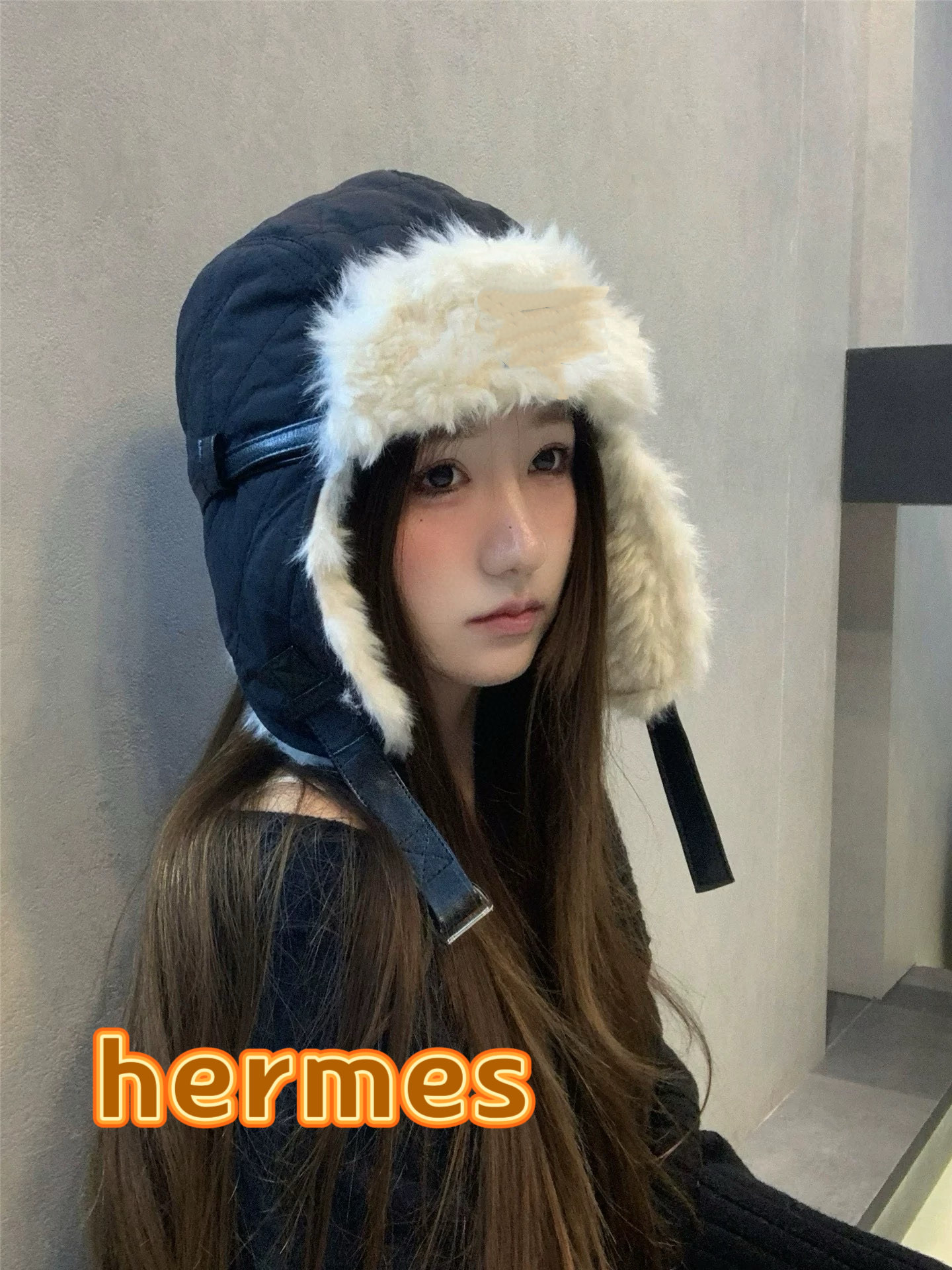 에르메스 겨울 모자