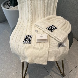 에르메스 겨울 모자 세트