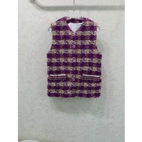 샤넬 여자 조끼