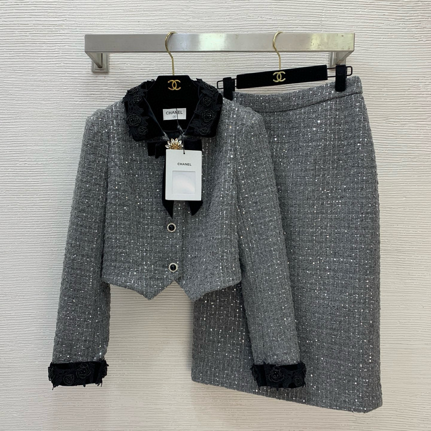 샤넬 2컬러 여자 세트