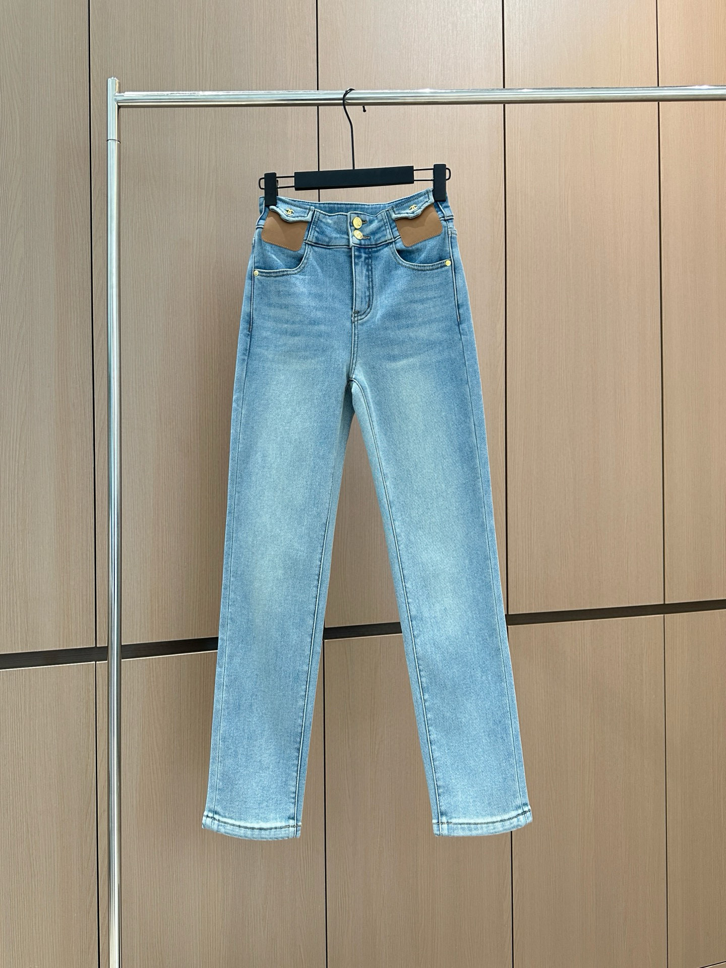 샤넬 2컬러 여자 청바지