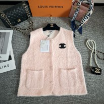 샤넬 2컬러 여자 조끼