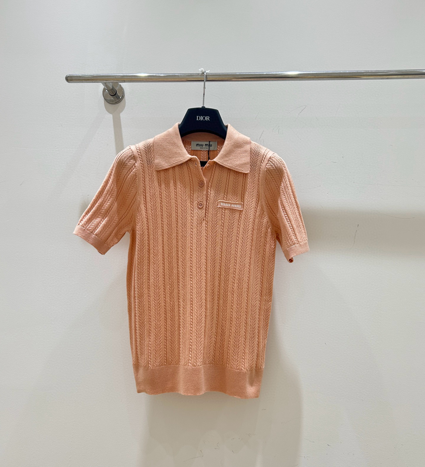 미우미우 2컬러 여자 반팔