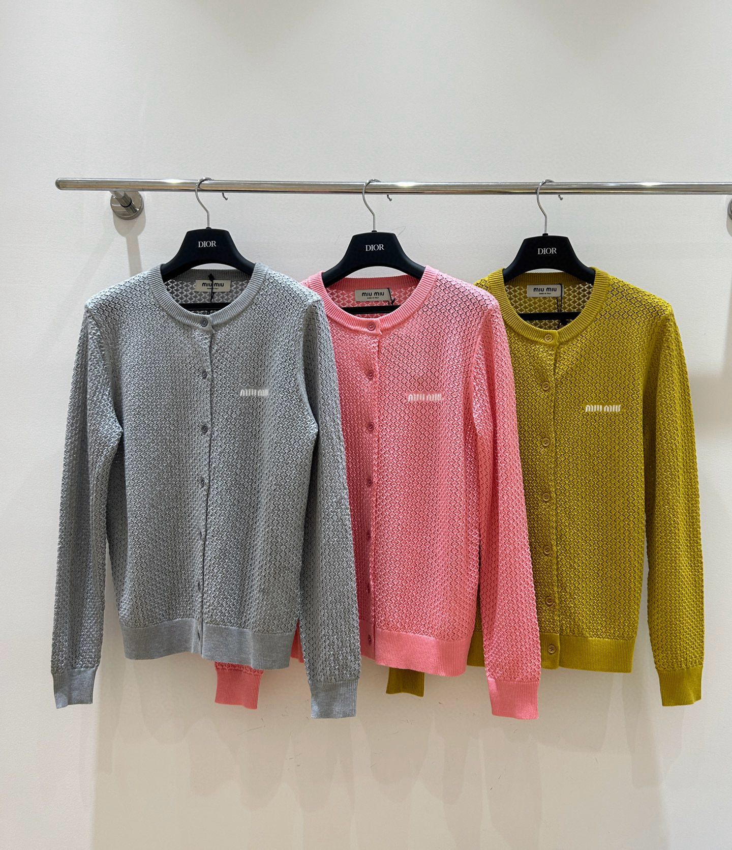 미우미우 3컬러 여자 가디건