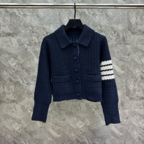 톰브라운 양모 여자 가디건